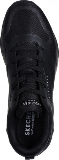 Czarne buty sportowe Skechers w sportowym stylu revolution