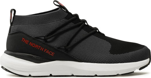 Czarne buty sportowe The North Face sznurowane w sportowym stylu