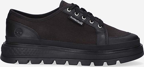 Czarne buty sportowe Timberland w sportowym stylu