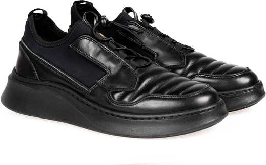 Czarne buty sportowe ubierzsie.com sznurowane