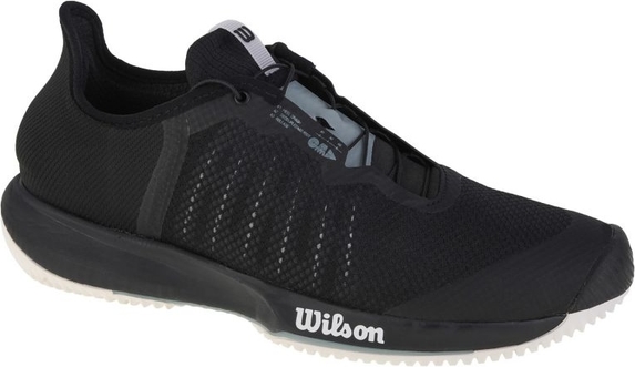 Czarne buty sportowe Wilson sznurowane w sportowym stylu