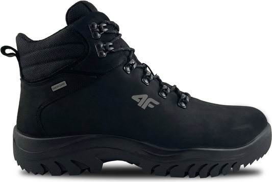 Czarne buty trekkingowe 4f Alphatrek