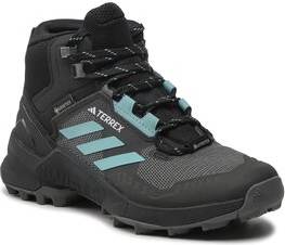 Czarne buty trekkingowe Adidas Performance sznurowane