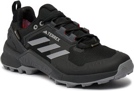 Czarne buty trekkingowe Adidas Performance z goretexu sznurowane