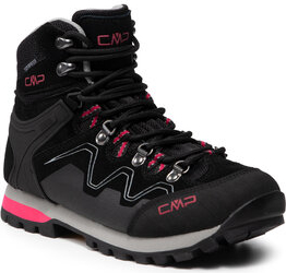 Czarne buty trekkingowe CMP sznurowane