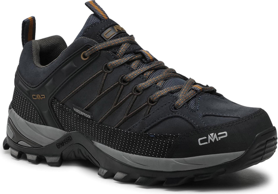 Czarne buty trekkingowe CMP sznurowane