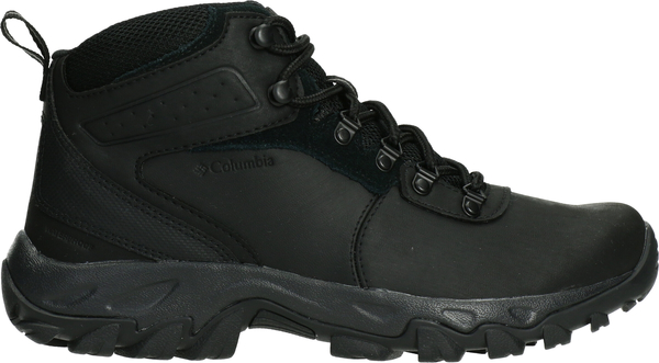 Czarne buty trekkingowe Columbia sznurowane z zamszu