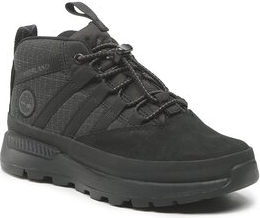 Czarne buty trekkingowe dziecięce Timberland sznurowane dla chłopców