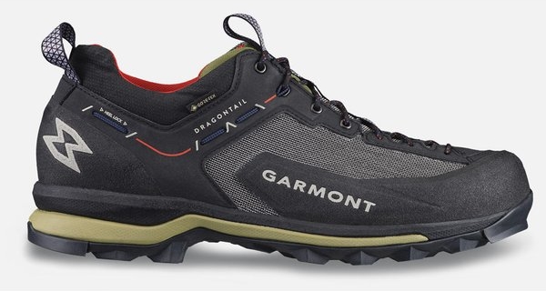 Czarne buty trekkingowe Garmont sznurowane