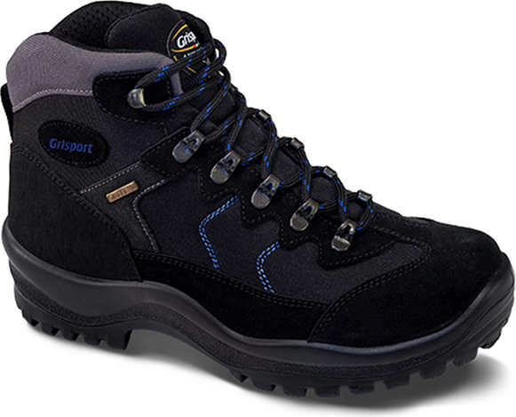 Czarne buty trekkingowe Grisport sznurowane
