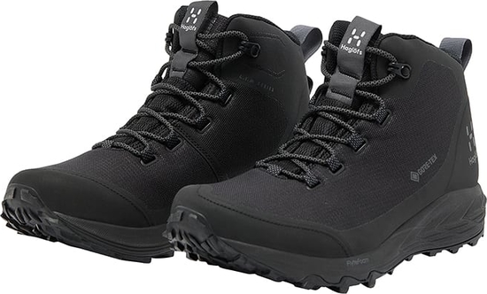 Czarne buty trekkingowe Haglöfs