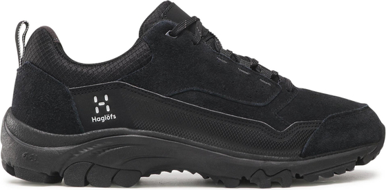 Czarne buty trekkingowe Haglöfs sznurowane