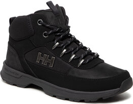 Czarne buty trekkingowe Helly Hansen sznurowane