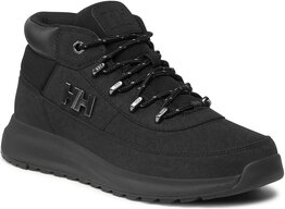 Czarne buty trekkingowe Helly Hansen sznurowane
