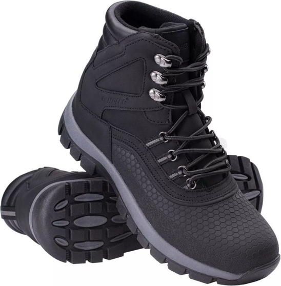 Czarne buty trekkingowe Hi-Tec