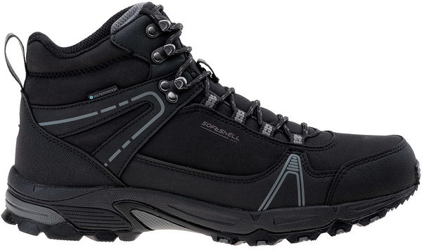 Czarne buty trekkingowe Hi-Tec sznurowane