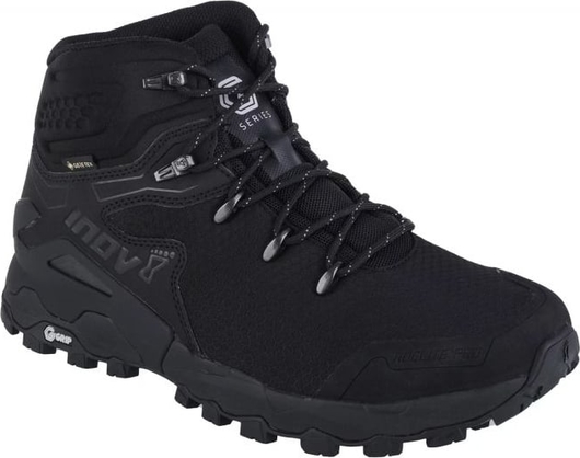 Czarne buty trekkingowe Inov-8 z tkaniny