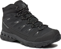 Czarne buty trekkingowe Karrimor sznurowane