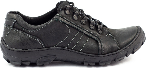 Czarne buty trekkingowe Komodo sznurowane