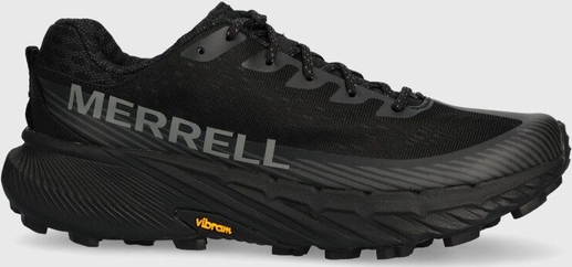 Czarne buty trekkingowe Merrell sznurowane