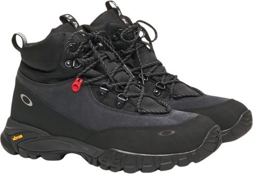 Czarne buty trekkingowe Oakley sznurowane