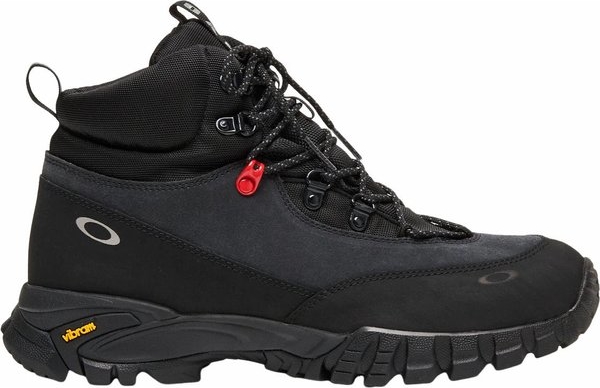 Czarne buty trekkingowe Oakley z zamszu