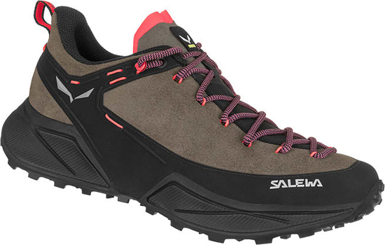 Czarne buty trekkingowe Salewa sznurowane