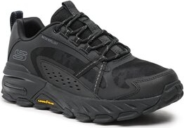 Czarne buty trekkingowe Skechers sznurowane