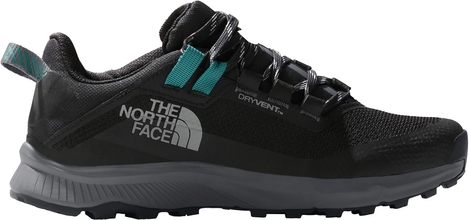 Czarne buty trekkingowe The North Face sznurowane