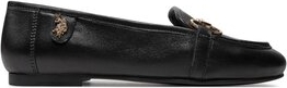 Czarne buty U.S. Polo z płaską podeszwą