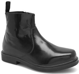 Czarne buty zimowe Badura