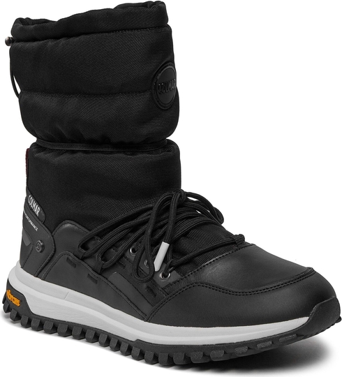 Czarne buty zimowe Colmar sznurowane