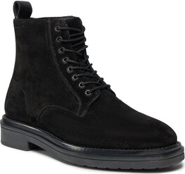 Czarne buty zimowe Gant w stylu casual sznurowane