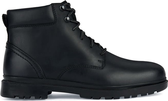 Czarne buty zimowe Geox w stylu casual