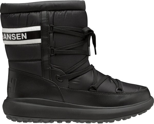Czarne buty zimowe Helly Hansen sznurowane w stylu casual