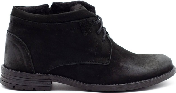 Czarne buty zimowe Komodo w stylu casual