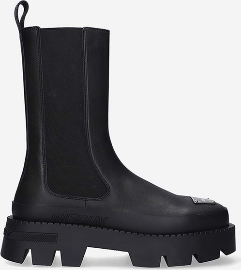 Czarne buty zimowe MISBHV w stylu casual
