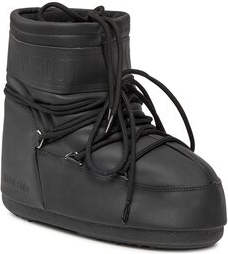 Czarne buty zimowe Moon Boot w stylu casual