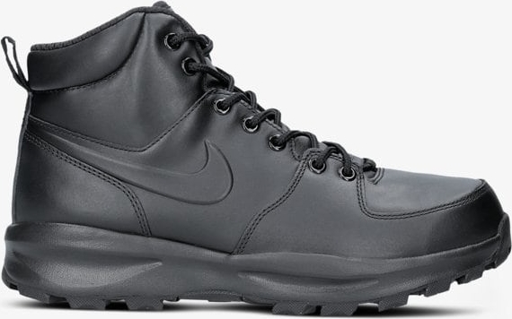 Czarne buty zimowe Nike w sportowym stylu sznurowane