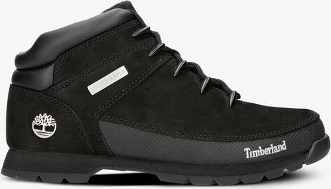 Czarne buty zimowe Timberland sznurowane