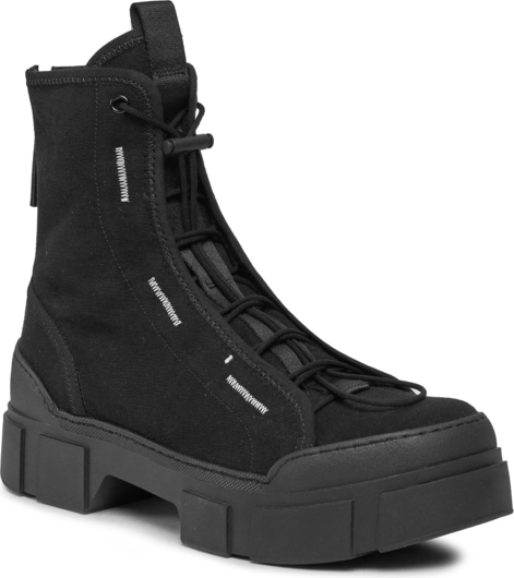 Czarne buty zimowe Vic Matié w stylu casual