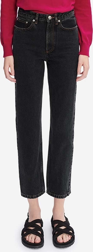 Czarne jeansy A.P.C. w stylu casual z bawełny