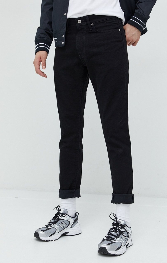 Czarne jeansy Abercrombie & Fitch