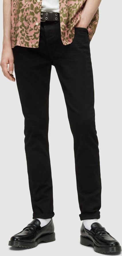 Czarne jeansy AllSaints w stylu casual