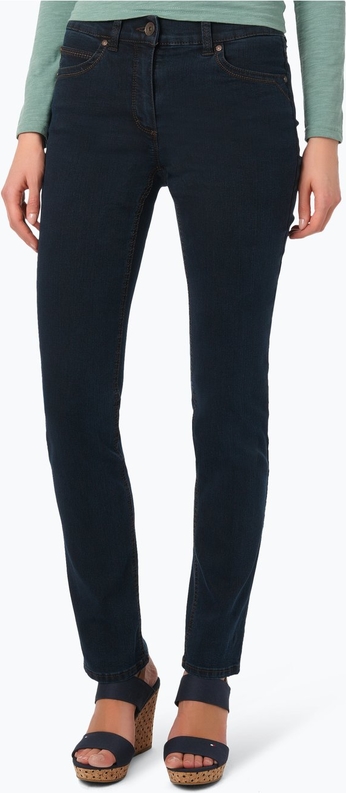 Czarne jeansy Anna Montana w młodzieżowym stylu z bawełny