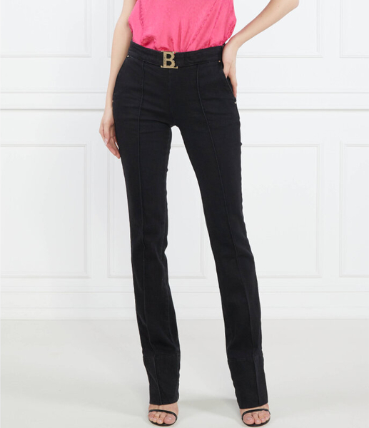 Czarne jeansy Blugirl Blumarine w street stylu z bawełny