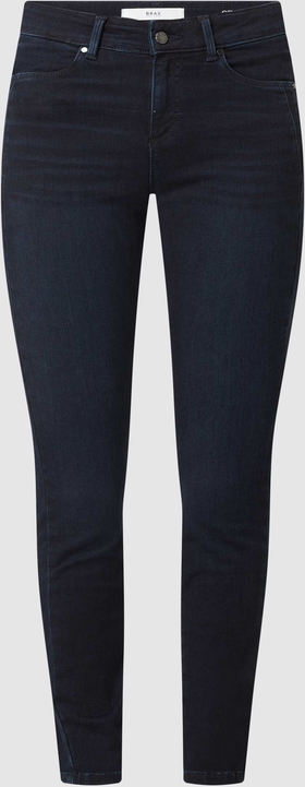 Czarne jeansy Brax w stylu casual z bawełny