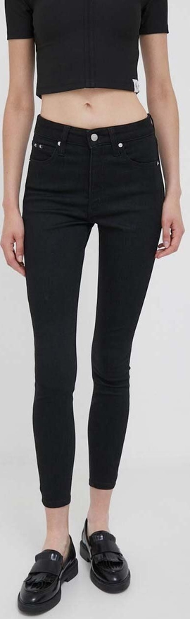 Czarne jeansy Calvin Klein w stylu casual