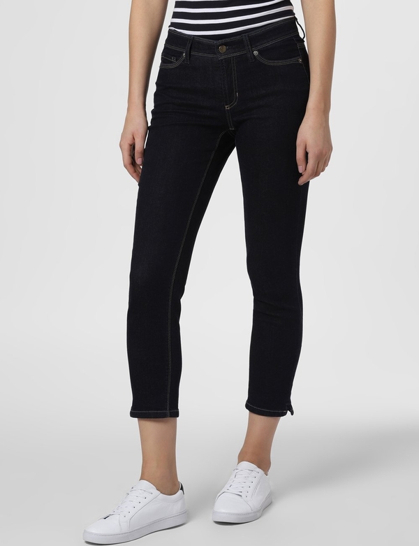 Czarne jeansy Cambio w street stylu z bawełny