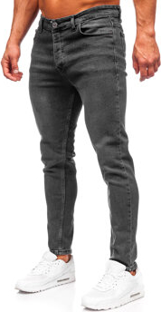 Czarne jeansy Denley z jeansu w stylu casual